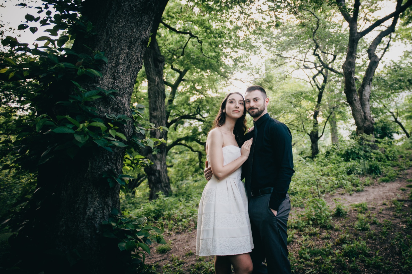 Romy and Vince during their engagement session, photograph 3 of 15
