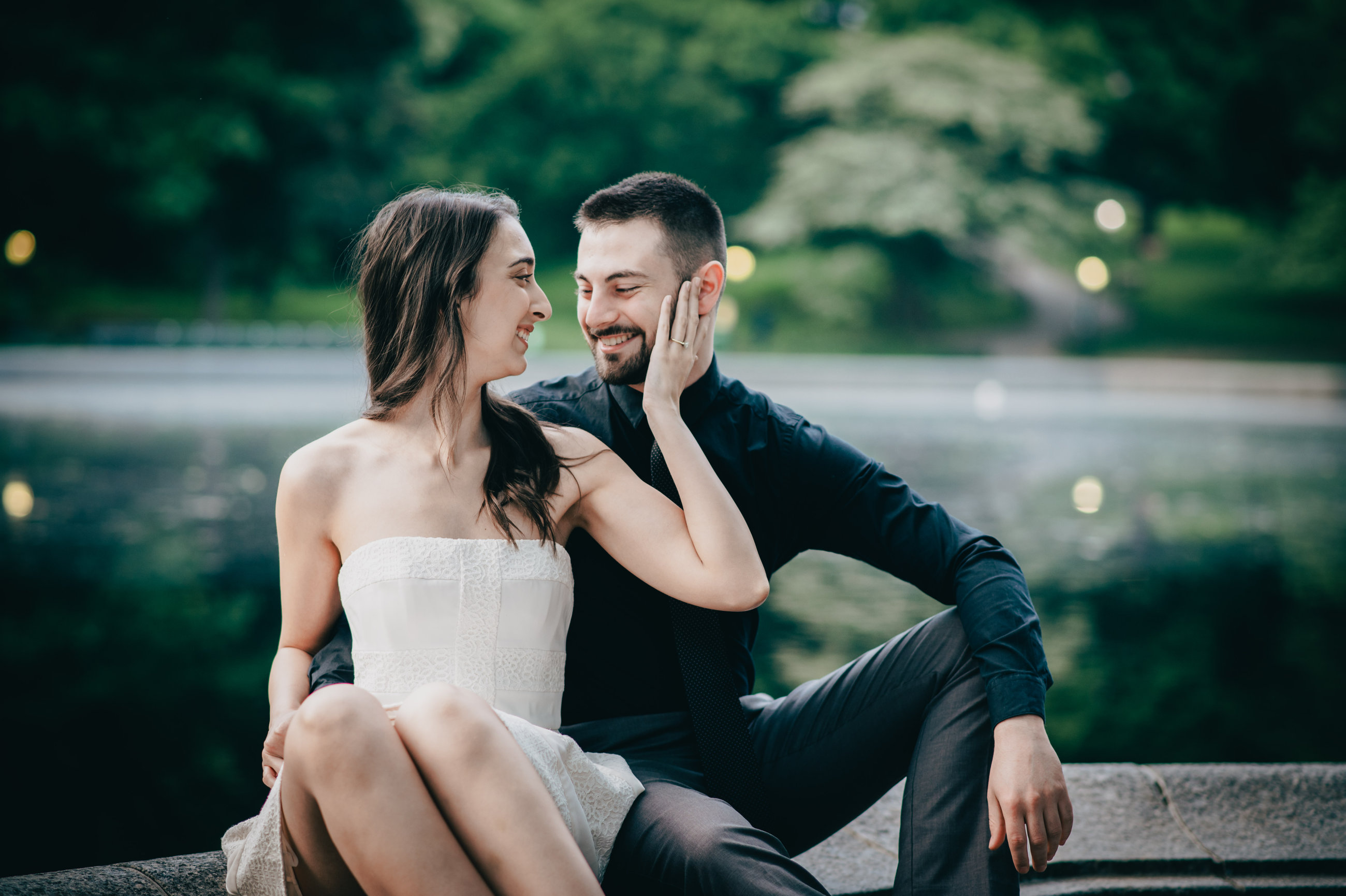 Romy and Vince during their engagement session, photograph 5 of 15