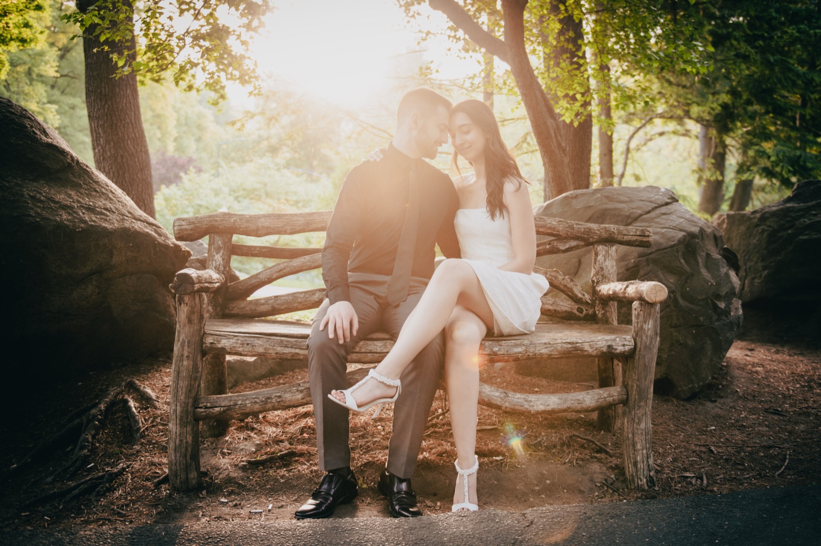 Romy and Vince during their engagement session, photograph 8 of 15