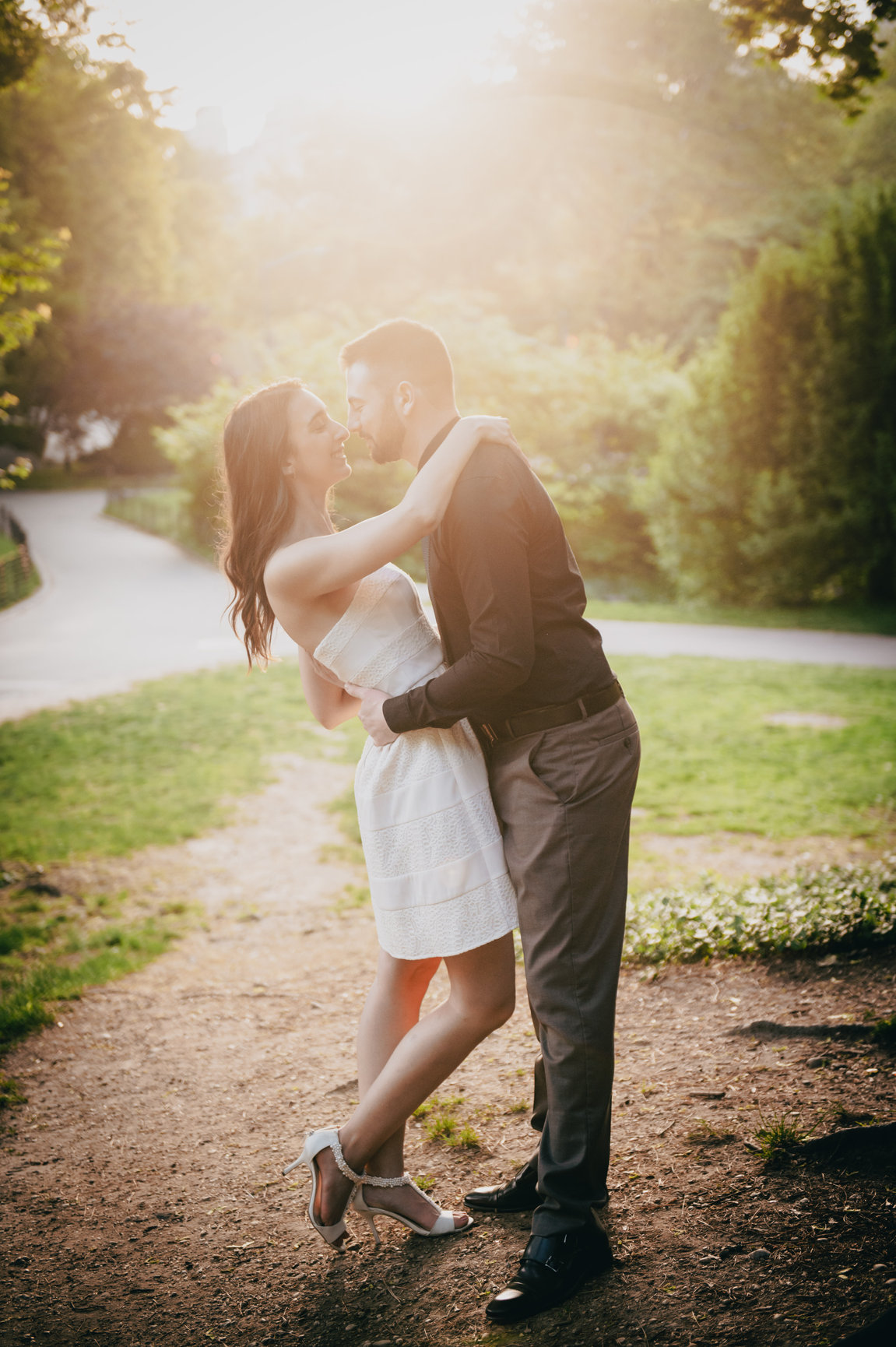 Romy and Vince during their engagement session, photograph 9 of 15