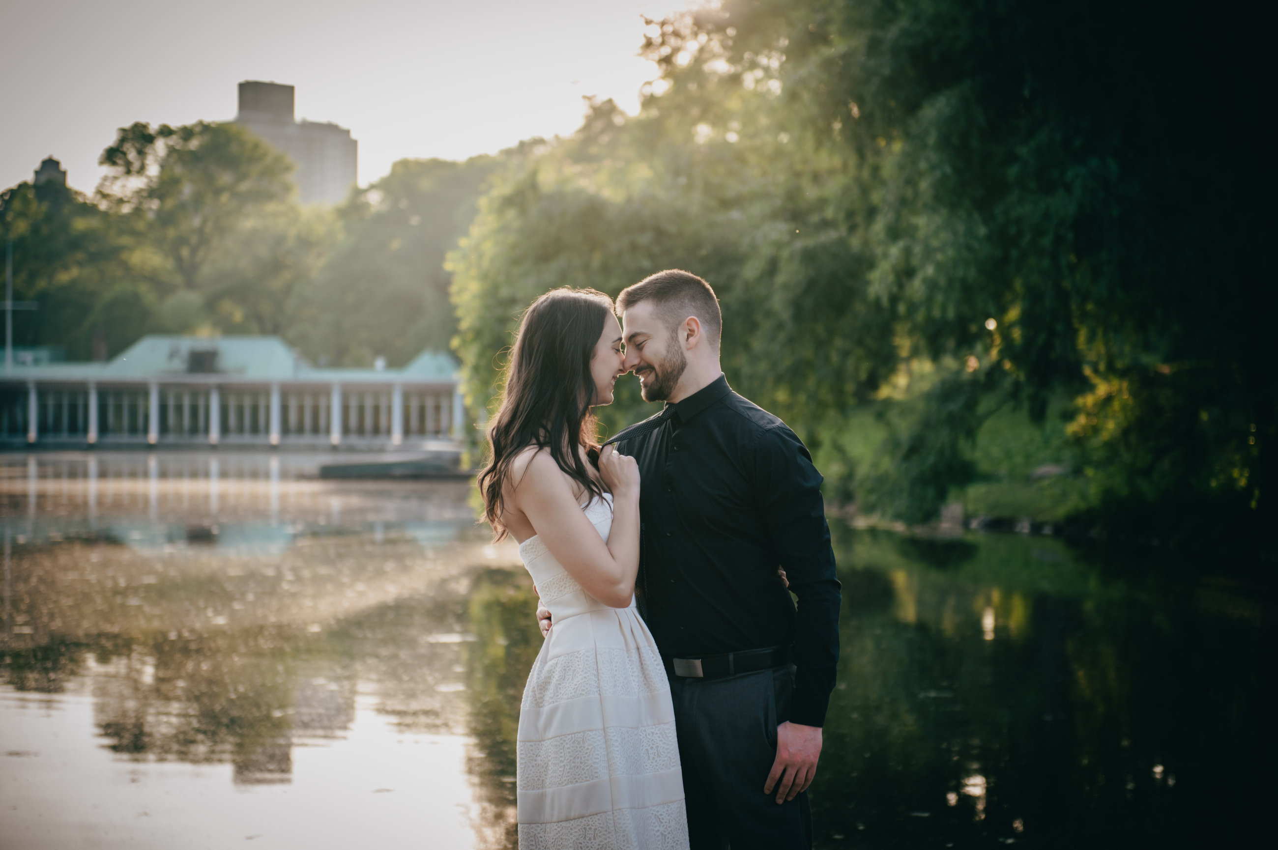 Romy and Vince during their engagement session, photograph 10 of 15