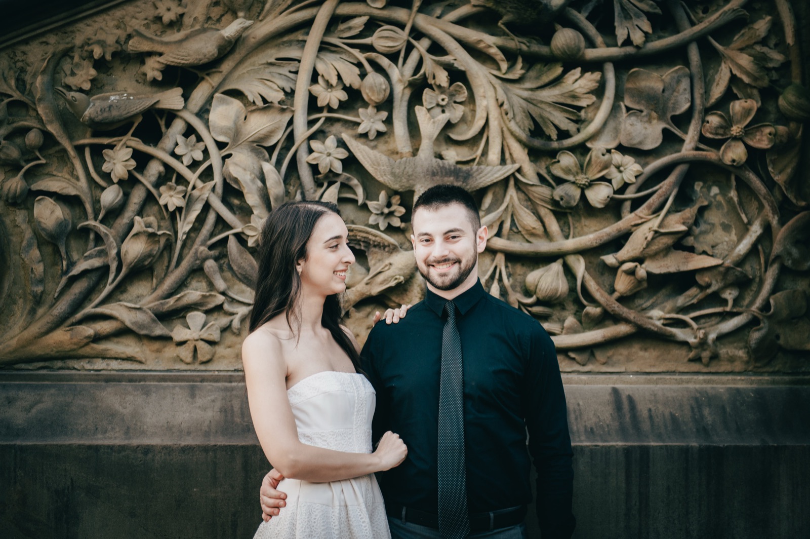 Romy and Vince during their engagement session, photograph 11 of 15