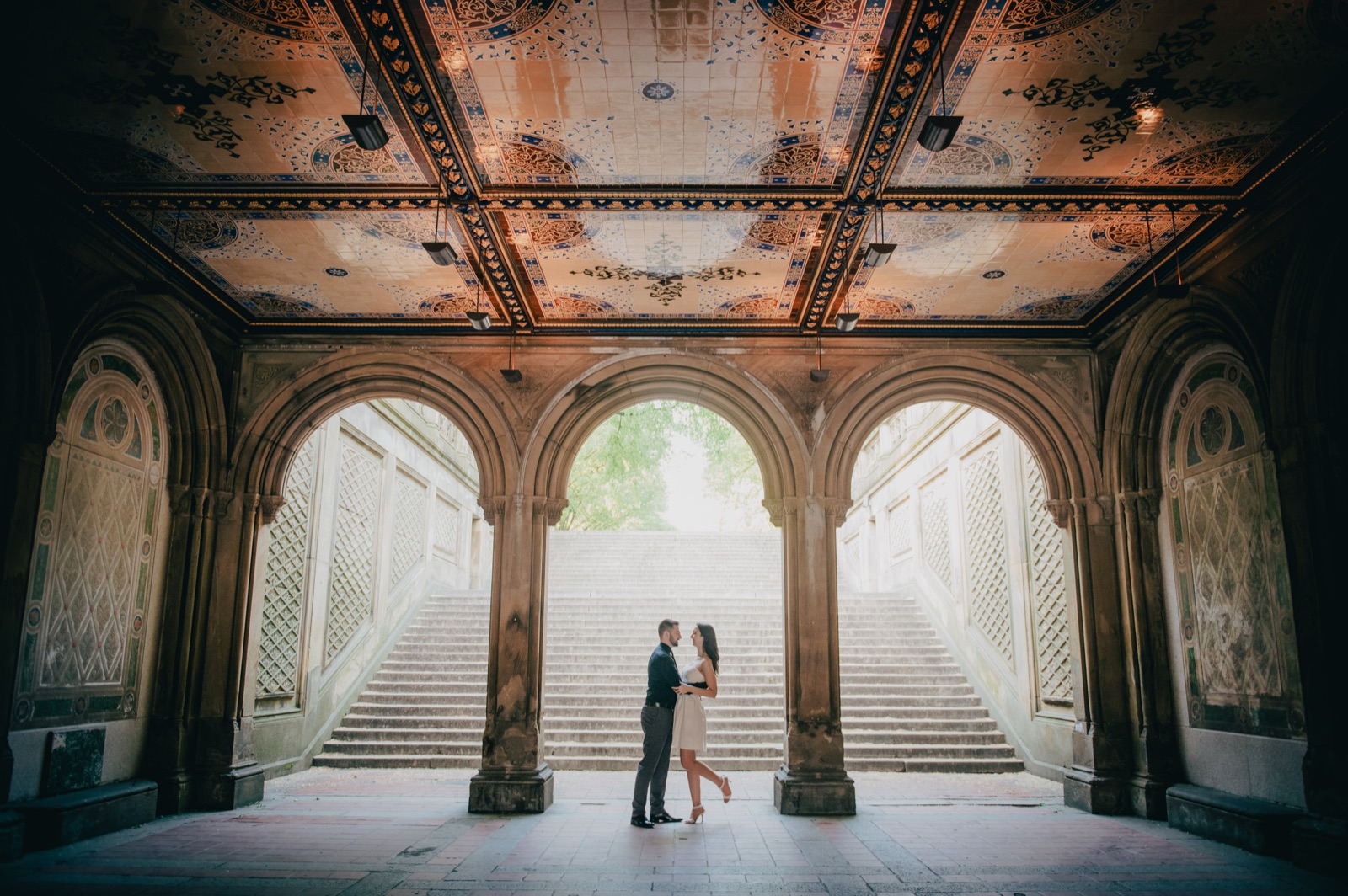 Romy and Vince during their engagement session, photograph 13 of 15
