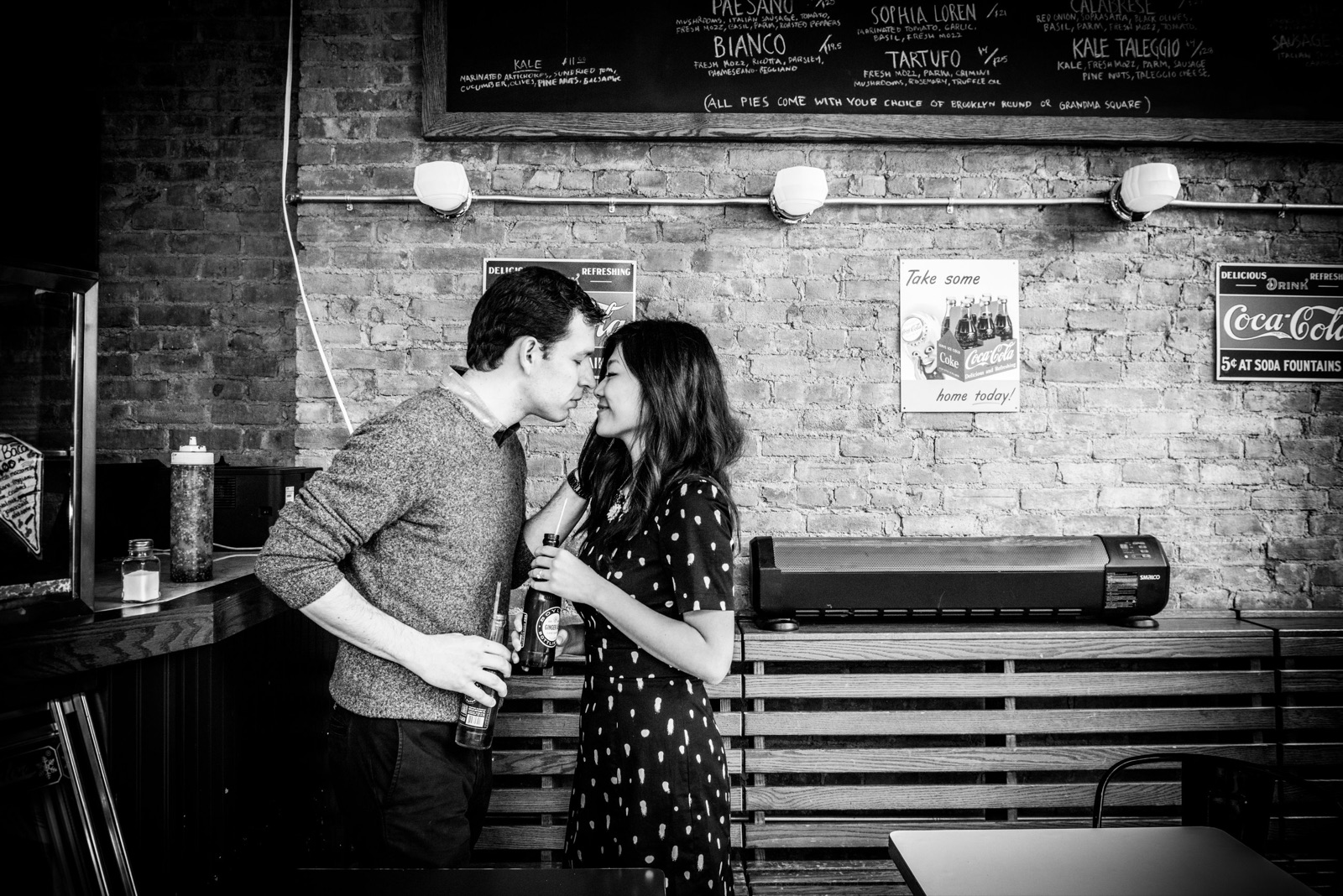 Xiayu and Josh during their engagement session, photograph 1 of 15