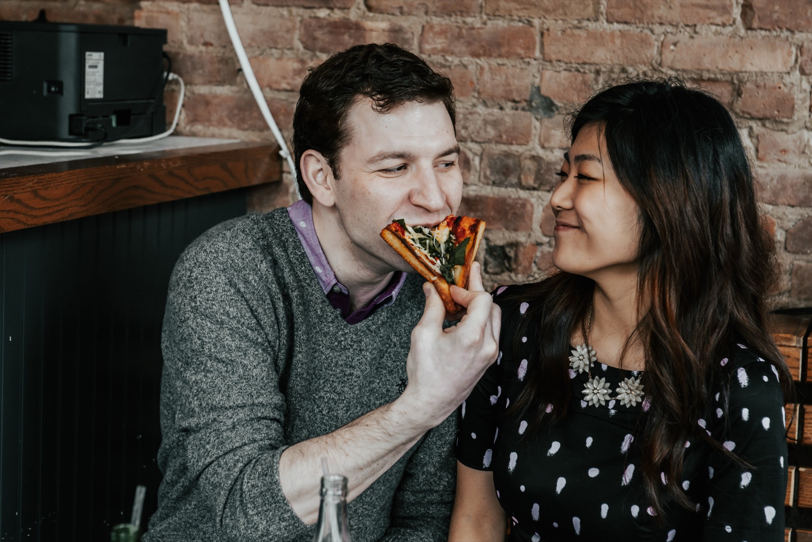 Xiayu and Josh during their engagement session, photograph 6 of 15