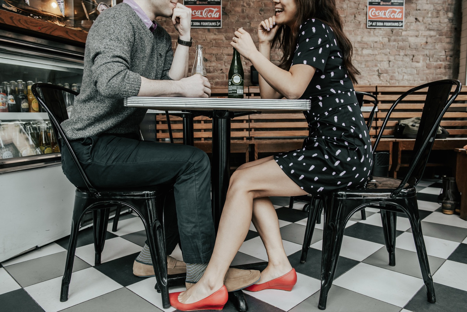 Xiayu and Josh during their engagement session, photograph 7 of 15
