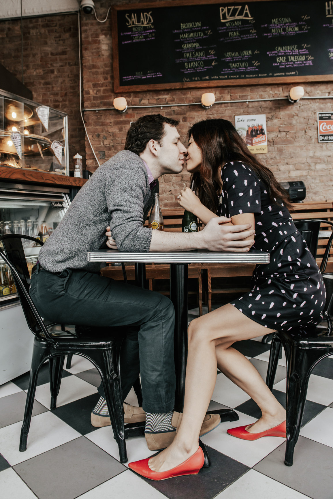 Xiayu and Josh during their engagement session, photograph 8 of 15
