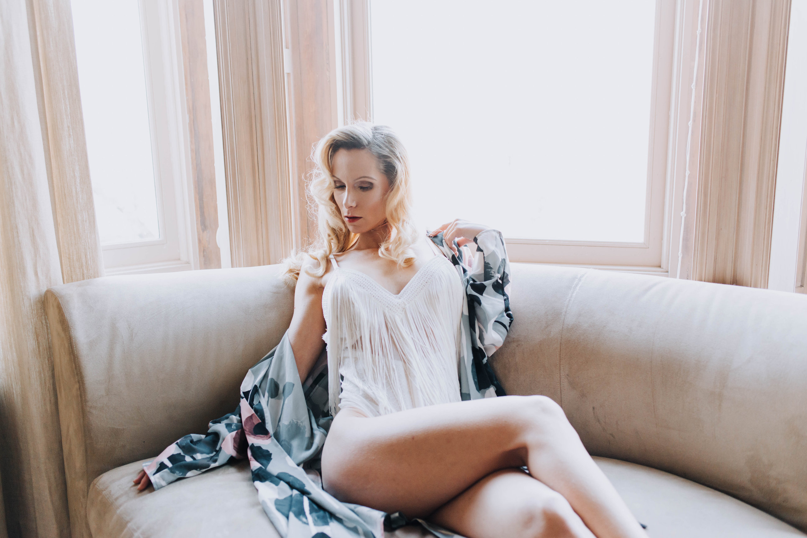 Clarissa — glam and fine art portrait