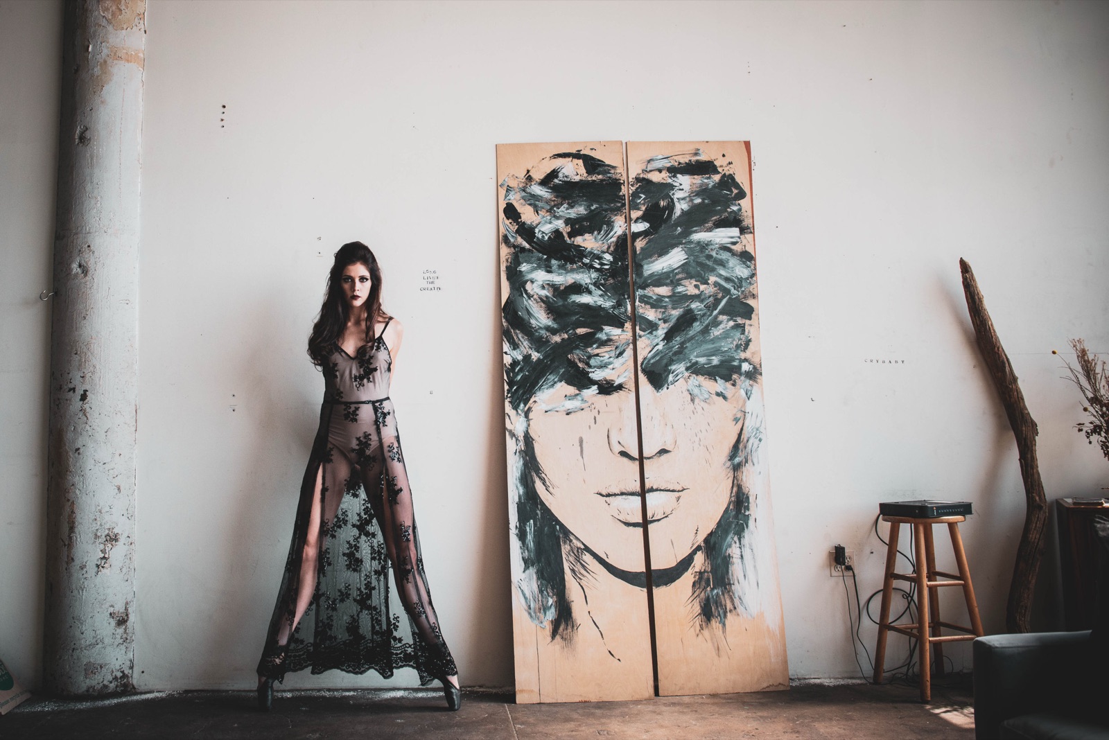 Warrior — glam and fine art portrait, photograph 9 of 15