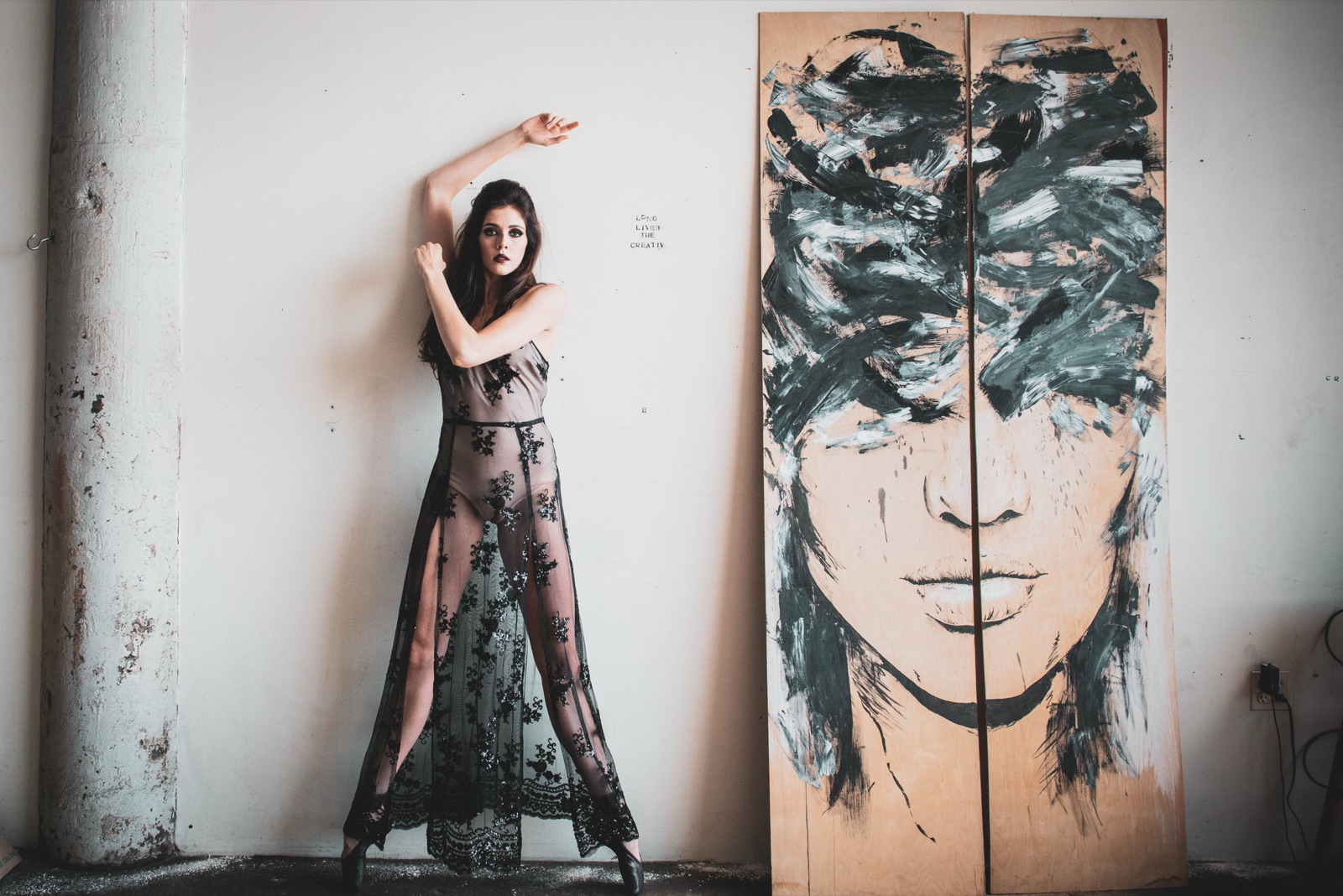 Warrior — glam and fine art portrait, photograph 12 of 15