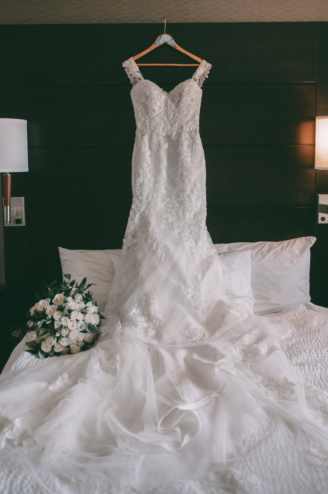 Katie and Bruce on their wedding day, photograph 1 of 15