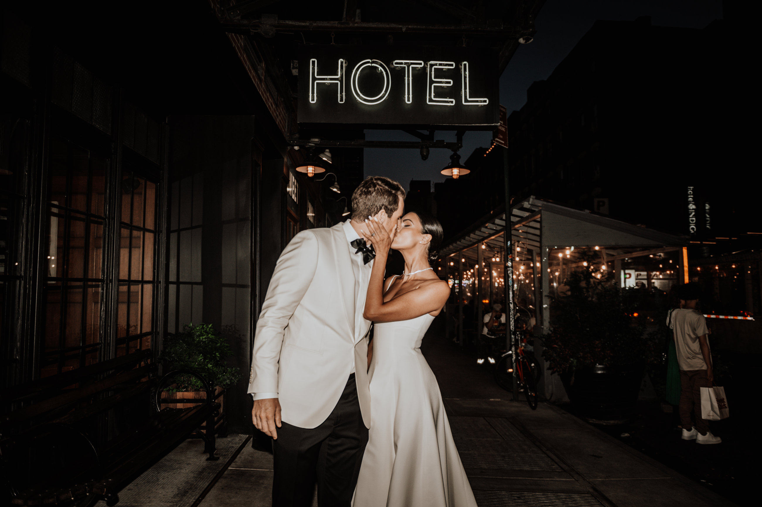 KC and Brittany on their wedding day
