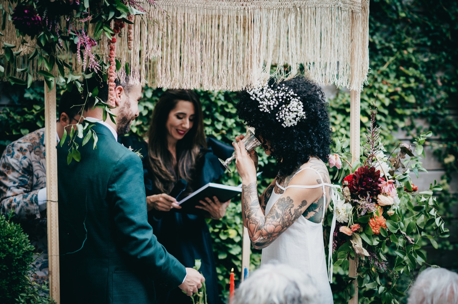 Sophie and Ben on their wedding day, photograph 3 of 15