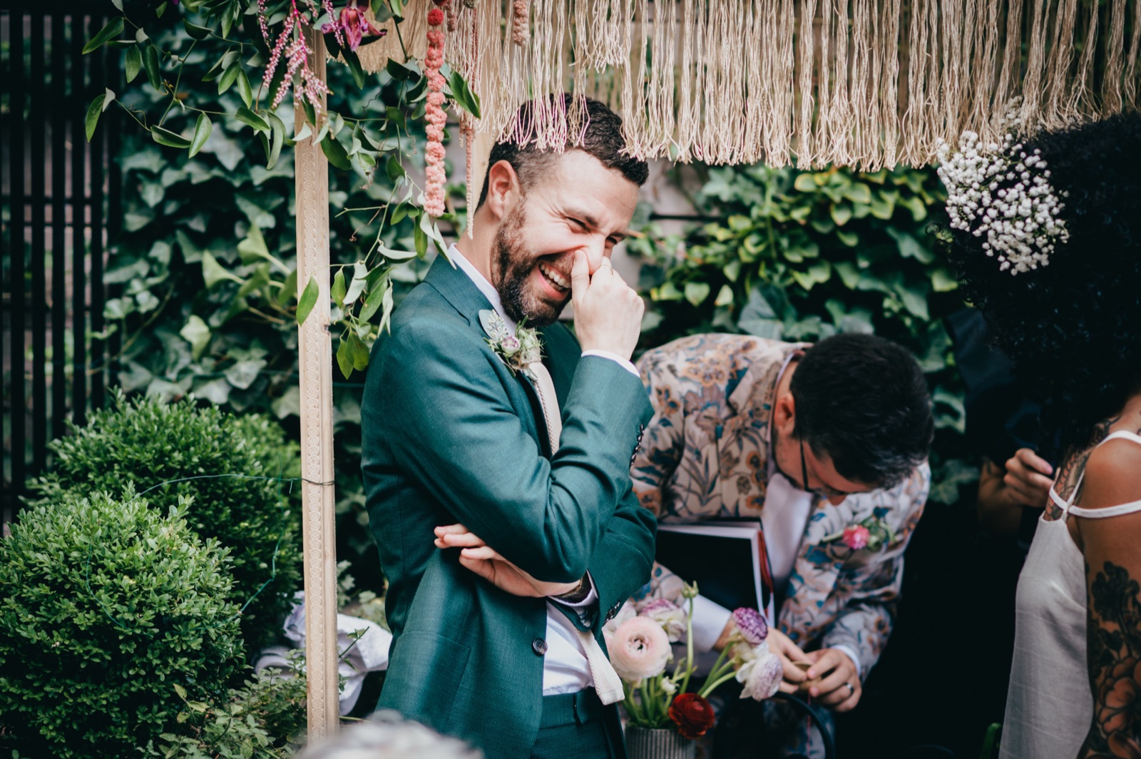 Sophie and Ben on their wedding day, photograph 4 of 15